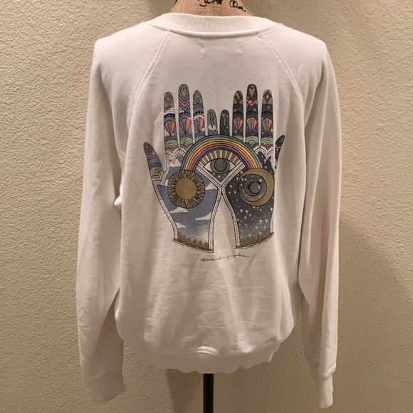 Spiritual Gangster “Trust Your Soul” Limited Edition Hand Pullover Sweatershirt - Picture 2 of 9